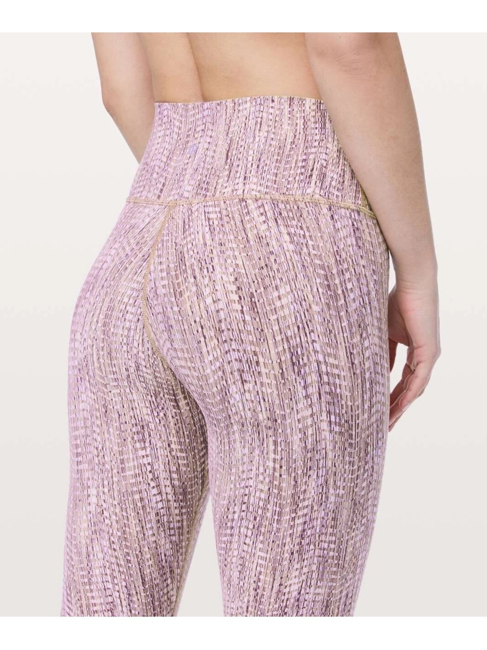Lululemon Wunder Under 25” Arrow Jacquard Antique Bark Copper coil size 2!!